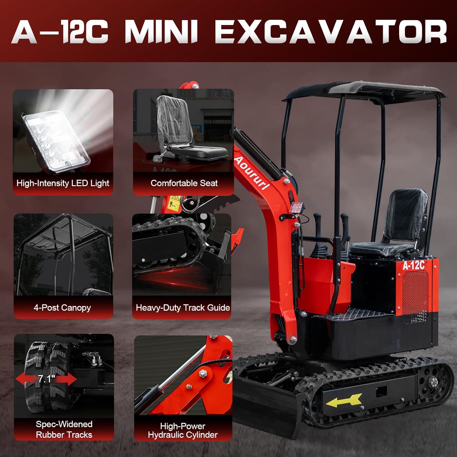 Aoururl 1.4 Ton Mini Excavator Review: Honest Pros & Cons 4 Aoururl 1.4 ton mini excavator review,Aoururl mini excavator review and rating,is Aoururl 1.4 ton excavator worth buying,Aoururl 1.4 ton excavator review pros cons,1.4 ton mini excavator review honest opinion,Aoururl mini excavator review verdict real-world details not found in the official specs