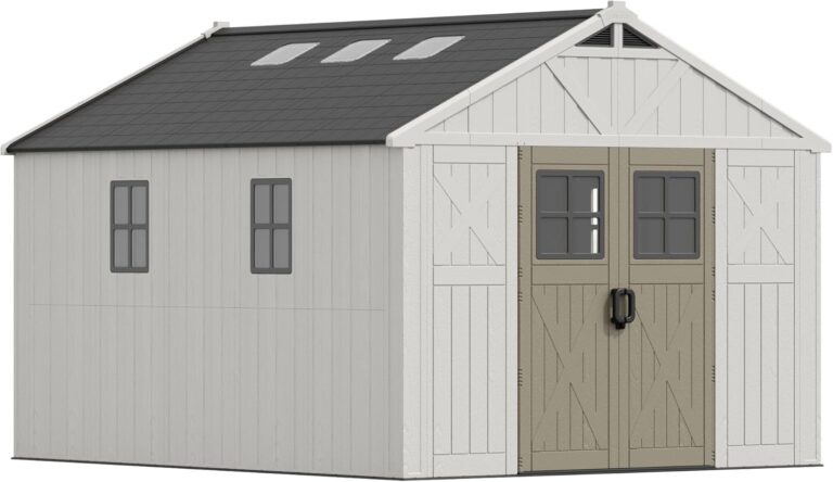 Image 1 of Devoko 10x12 FT Resin Outdoor Storage Shed review