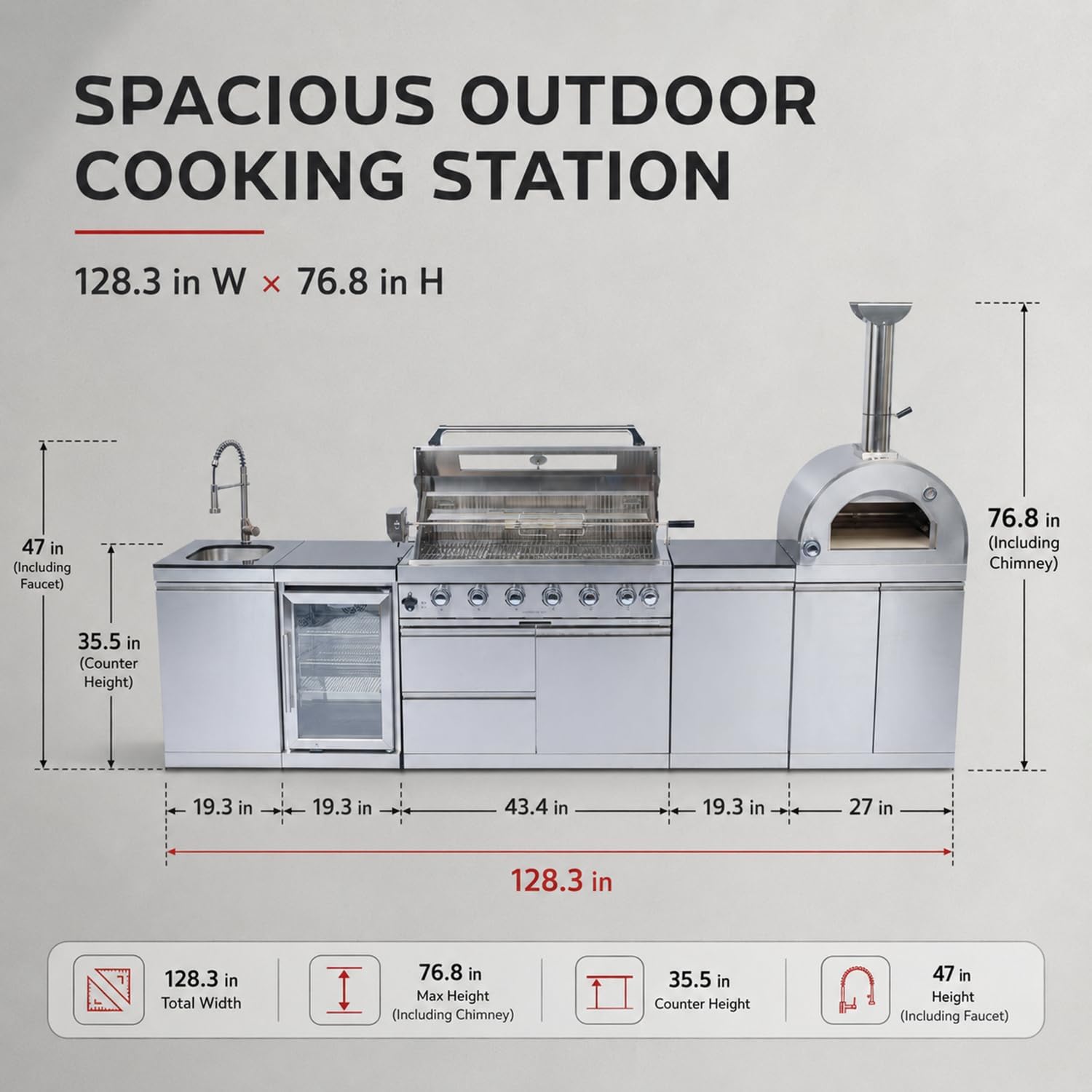 Doredo outdoor kitchen island review setup and first use experience