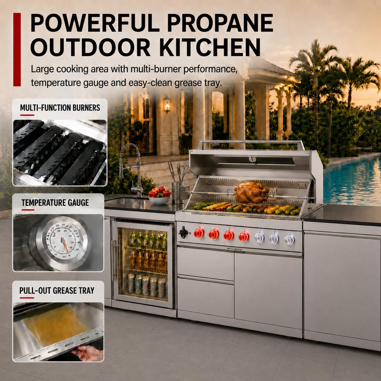 Doredo outdoor kitchen island review features evaluated through real use