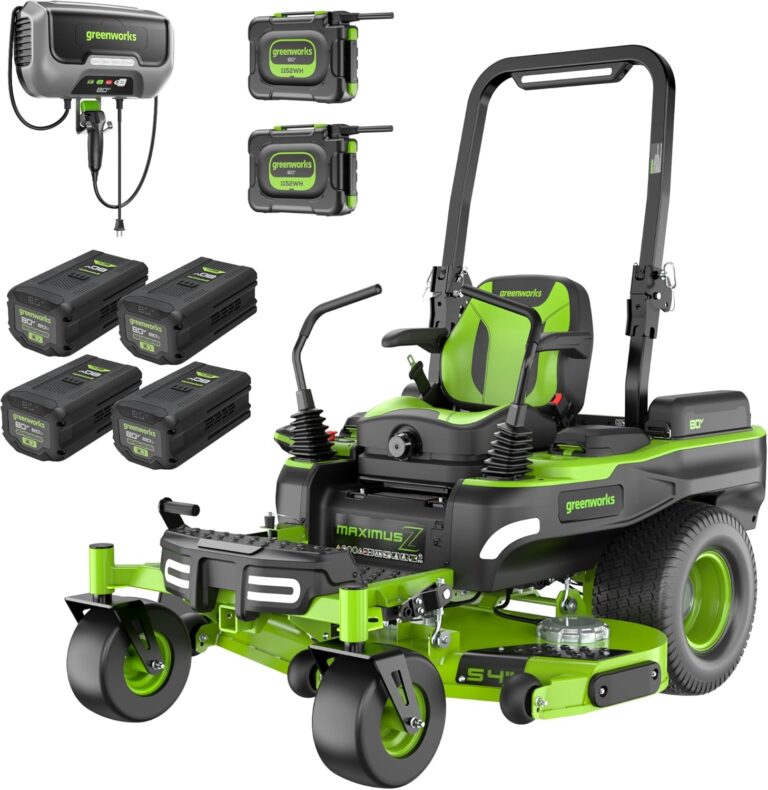 Image 1 of Greenworks 80V MaximusZ zero turn mower review