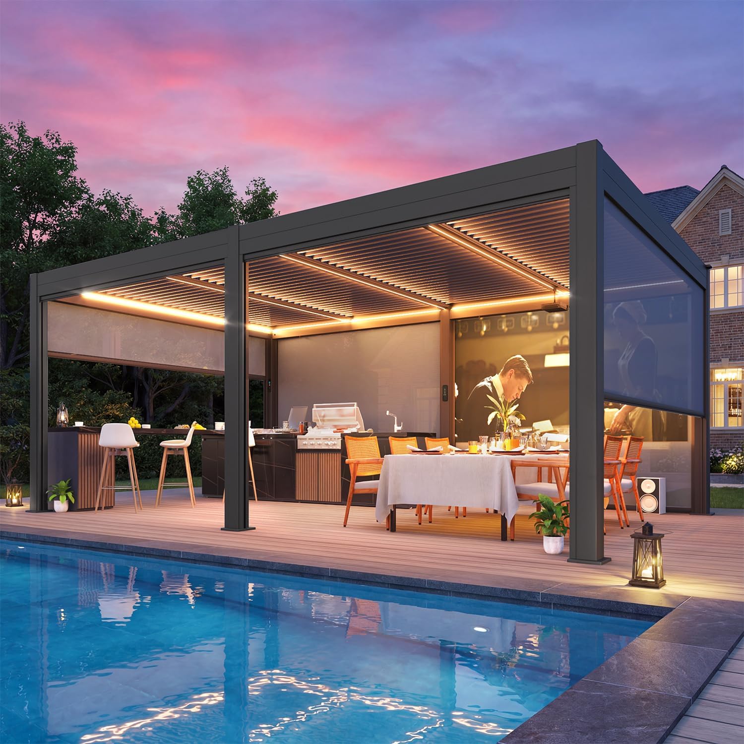 MELLCOM Motorized Louvered Pergola Review: Pros & Cons 1 MELLCOM motorized louvered pergola review,MELLCOM pergola review and rating,is MELLCOM pergola worth buying,MELLCOM pergola review pros cons,MELLCOM pergola review honest opinion,MELLCOM motorized pergola review verdict unboxing