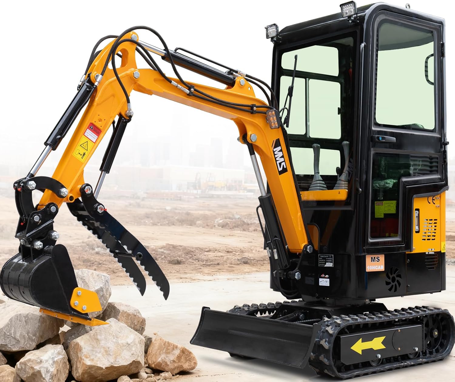 MMS 1 Ton Mini Excavator Review: Honest Verdict & Pros Cons 1 MMS 1 Ton Mini Excavator review — unboxing and package contents
