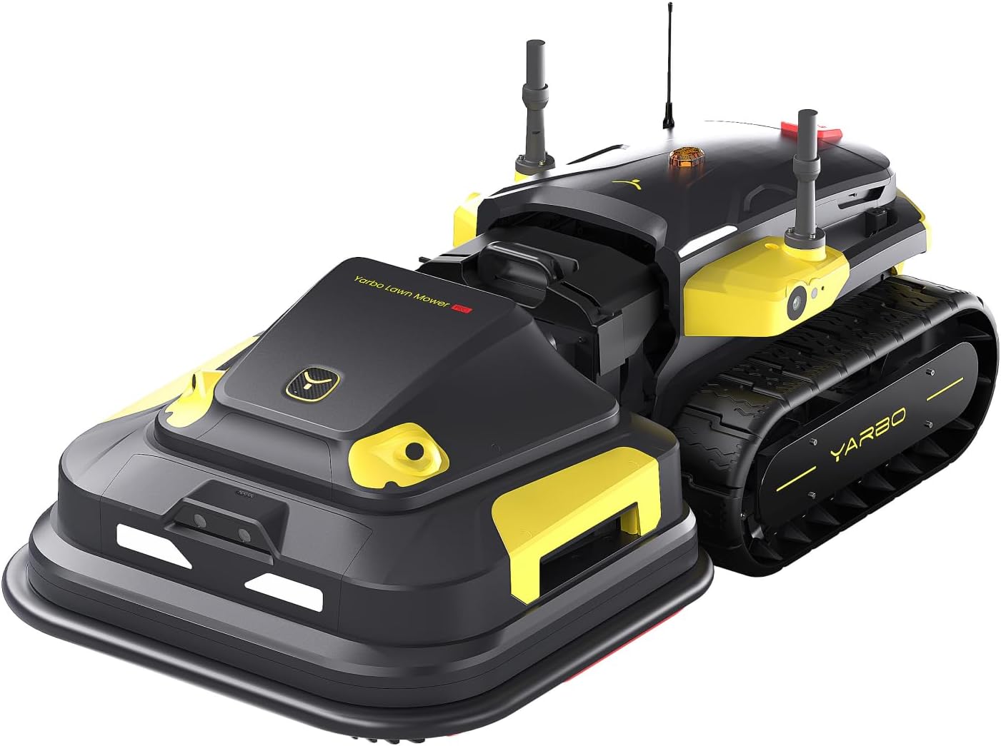 YARBO robot lawn mower review build quality and materials close-up