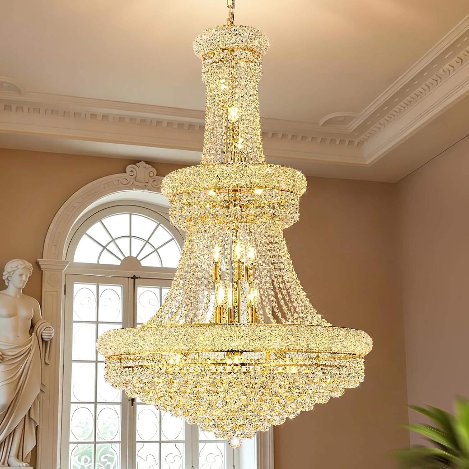 27 Lights High Ceiling Chandelier Review: Honest Pros & Cons 1 27 lights high ceiling chandelier review,27 lights high ceiling chandelier review and rating,is 27 lights high ceiling chandelier worth buying,27 lights high ceiling chandelier review pros cons,27 lights high ceiling chandelier review honest opinion,with light forward 27 lights chandelier review verdict build quality and materials close-up