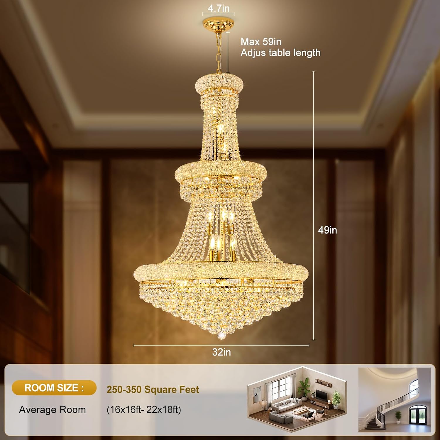 27 Lights High Ceiling Chandelier Review: Honest Pros & Cons 2 27 lights high ceiling chandelier review,27 lights high ceiling chandelier review and rating,is 27 lights high ceiling chandelier worth buying,27 lights high ceiling chandelier review pros cons,27 lights high ceiling chandelier review honest opinion,with light forward 27 lights chandelier review verdict real-world performance test results