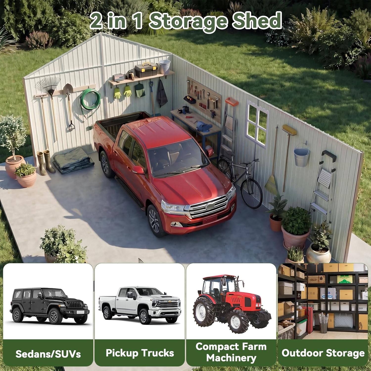 Aoxun Metal Storage Shed Review: Honest Pros & Cons 3 Aoxun metal storage shed review and rating benchmark scores and measured results
