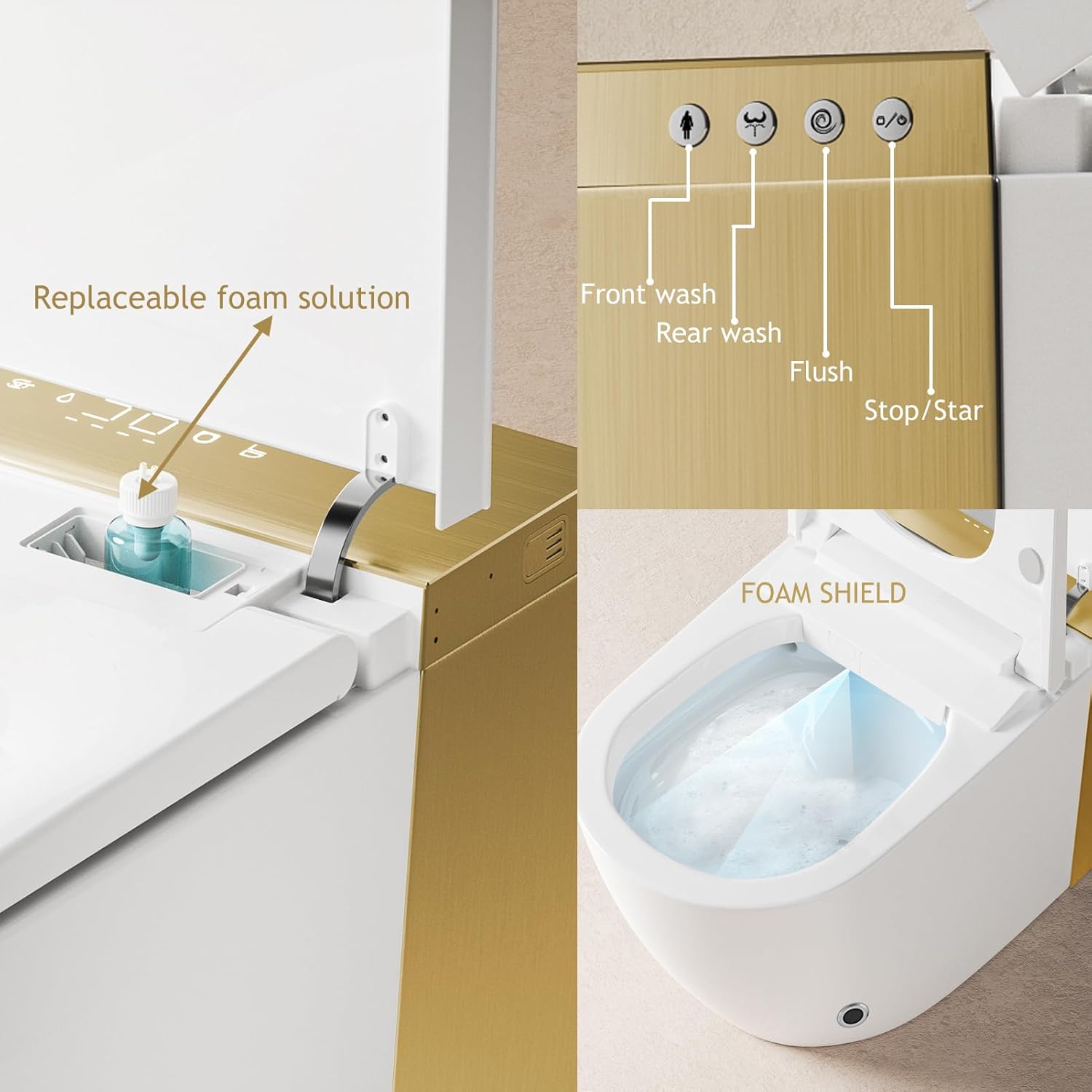 BONSAM Smart Toilet Review: Honest Pros & Cons Worth It? 3 BONSAM smart toilet review after extended use showing the toilet in a daily setting with the remote and foam shield dispenser