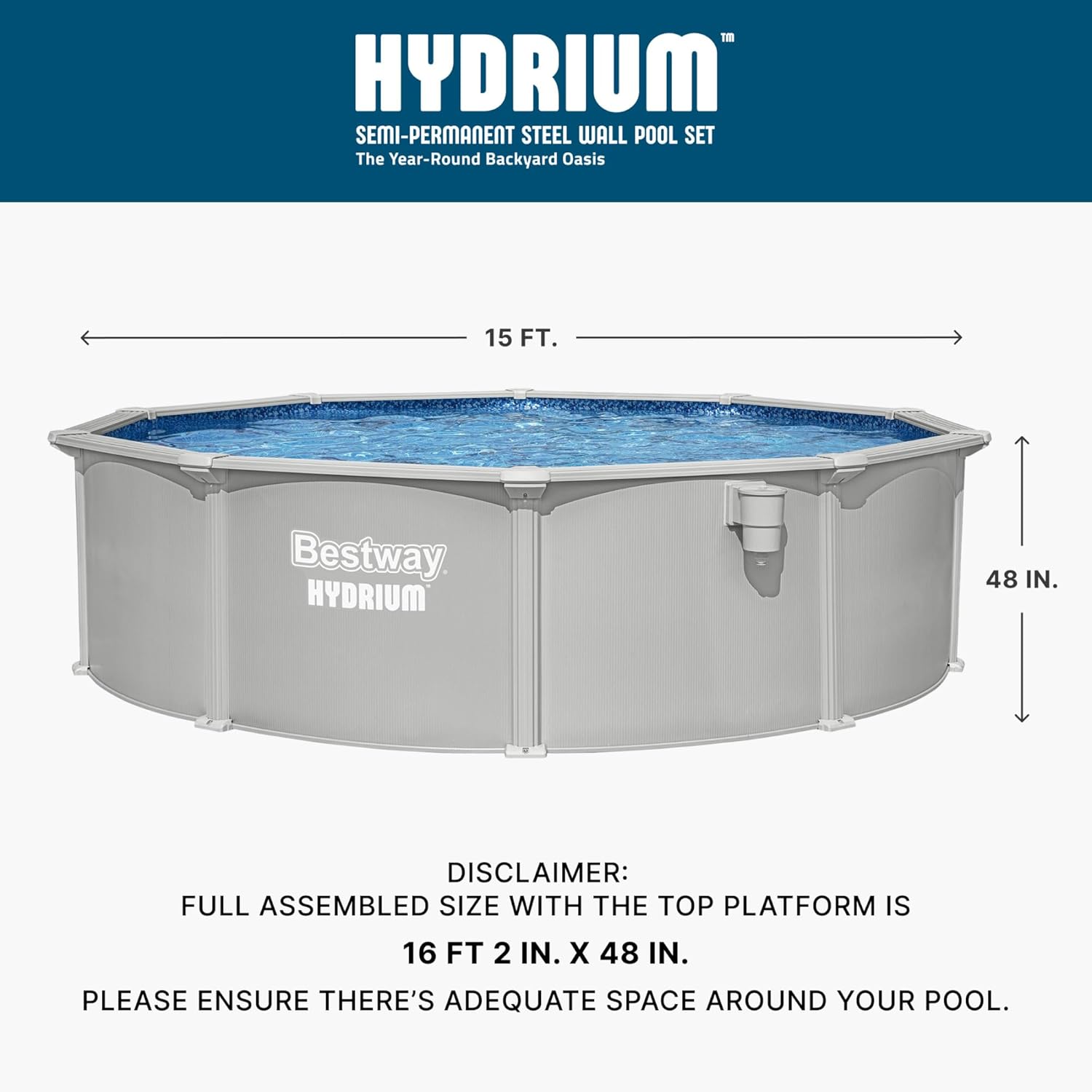 Step-by-step setup guide for Bestway Hydrium 15x48 pool review,Bestway Hydrium pool review and rating,is Bestway Hydrium pool worth buying,Bestway Hydrium pool review pros cons,Bestway Hydrium pool review honest opinion,Bestway Hydrium pool review verdict