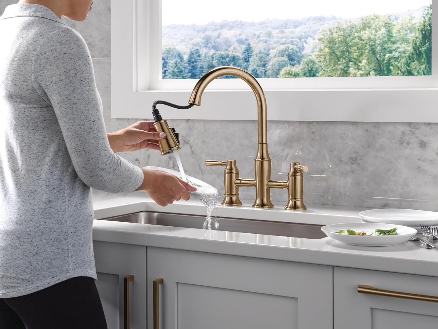 Delta Renaldi kitchen faucet review,Delta Renaldi faucet review and rating,is Delta Renaldi faucet worth buying,Delta Renaldi faucet review pros cons,Delta Renaldi faucet review honest opinion,Delta Renaldi faucet review verdict installation — tools laid out, underside of sink, connecting supply lines