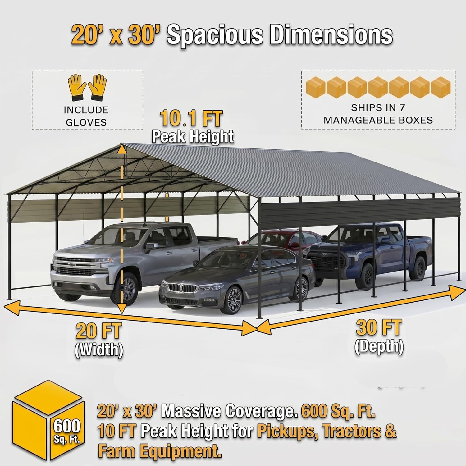 Devoko 20x30 metal carport review, Devoko metal carport honest review, 20x30 carport review pros cons, Devoko carport review and rating, is Devoko 20x30 carport worth buying, Devoko RV shelter review verdict compared to top alternatives
