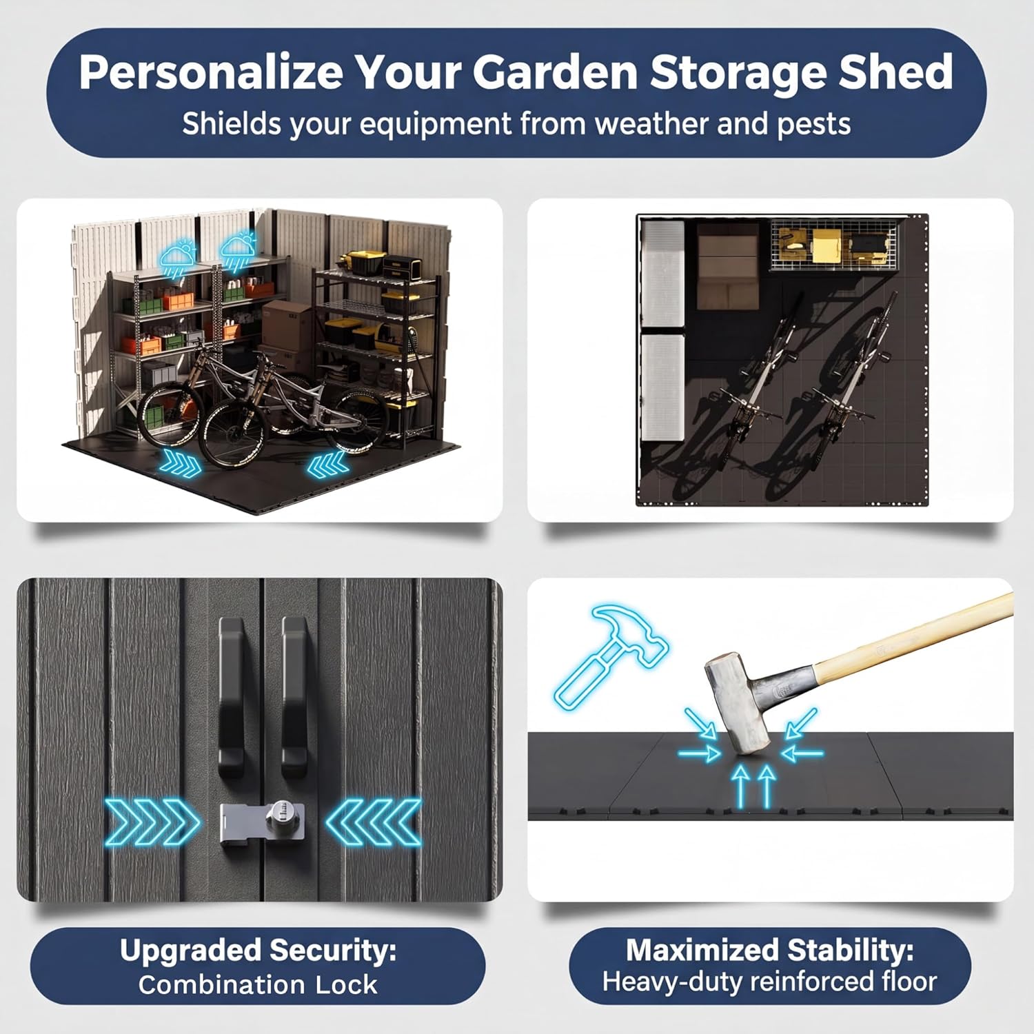 Devoko 8 x 8 FT Plastic Storage Shed review,Devoko 8 x 8 FT storage shed review and rating,is Devoko 8 x 8 storage shed worth buying,Devoko 8 x 8 shed review pros cons,Devoko 8 x 8 shed review honest opinion,Devoko 8 x 8 resin shed review verdict — performance test results