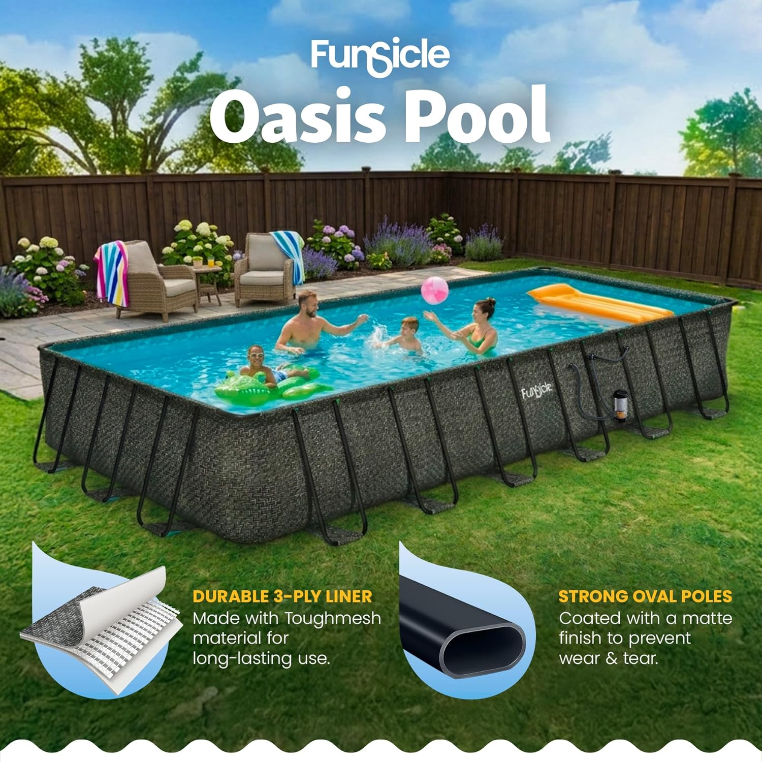 Funsicle Oasis Designer Lap pool review,Funsicle Oasis pool review and rating,is Funsicle Oasis Designer Lap pool worth buying,Funsicle Oasis Designer Lap pool review pros cons,Funsicle Oasis pool review honest opinion,Funsicle Oasis Designer Lap pool review verdict features evaluated through real use
