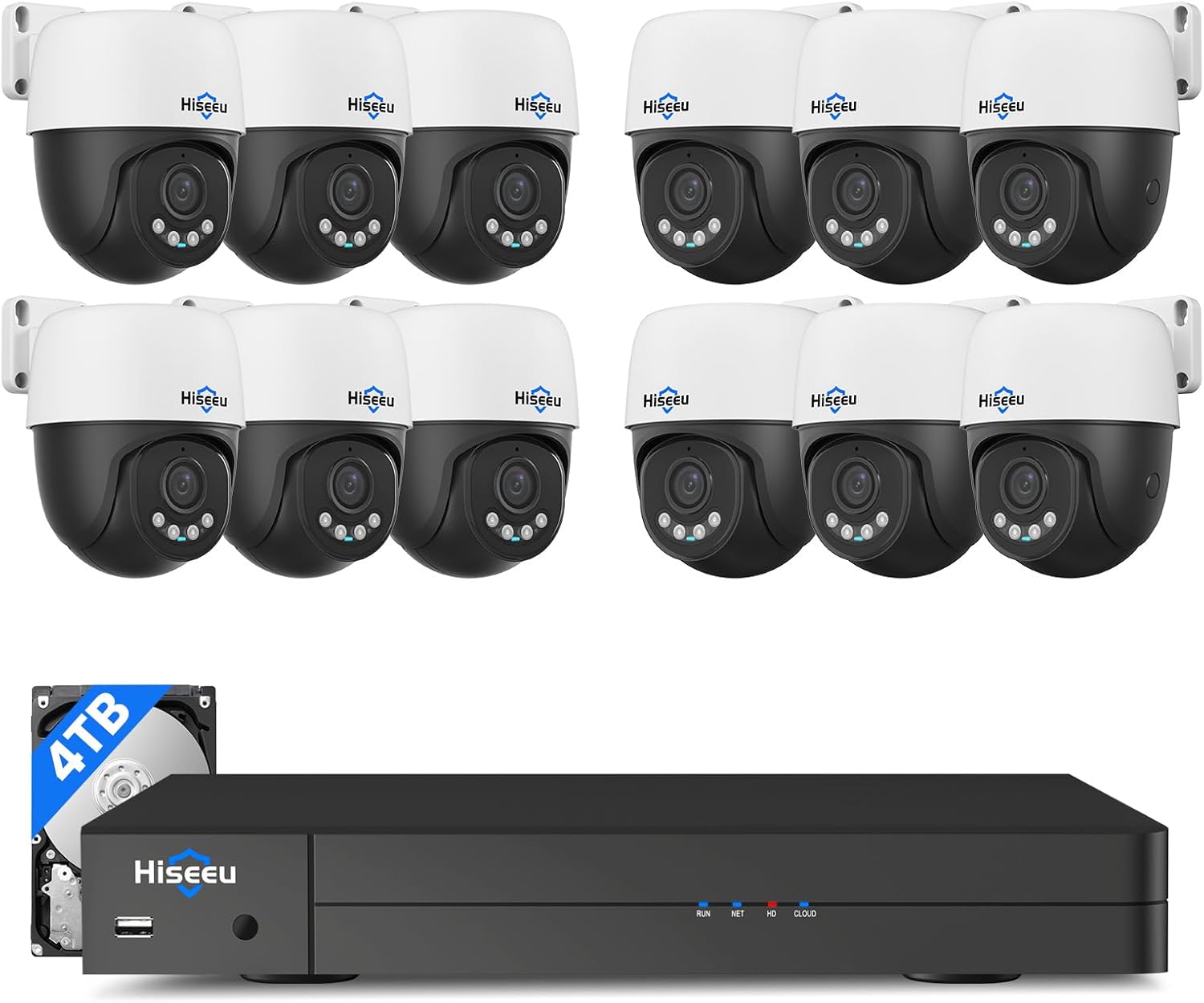 Hiseeu 5MP PTZ camera system review, Hiseeu camera system review and rating, is Hiseeu 5MP PTZ system worth buying, Hiseeu PoE NVR system review pros cons, Hiseeu security camera system review honest opinion, Hiseeu 12 camera system review verdict — full package contents