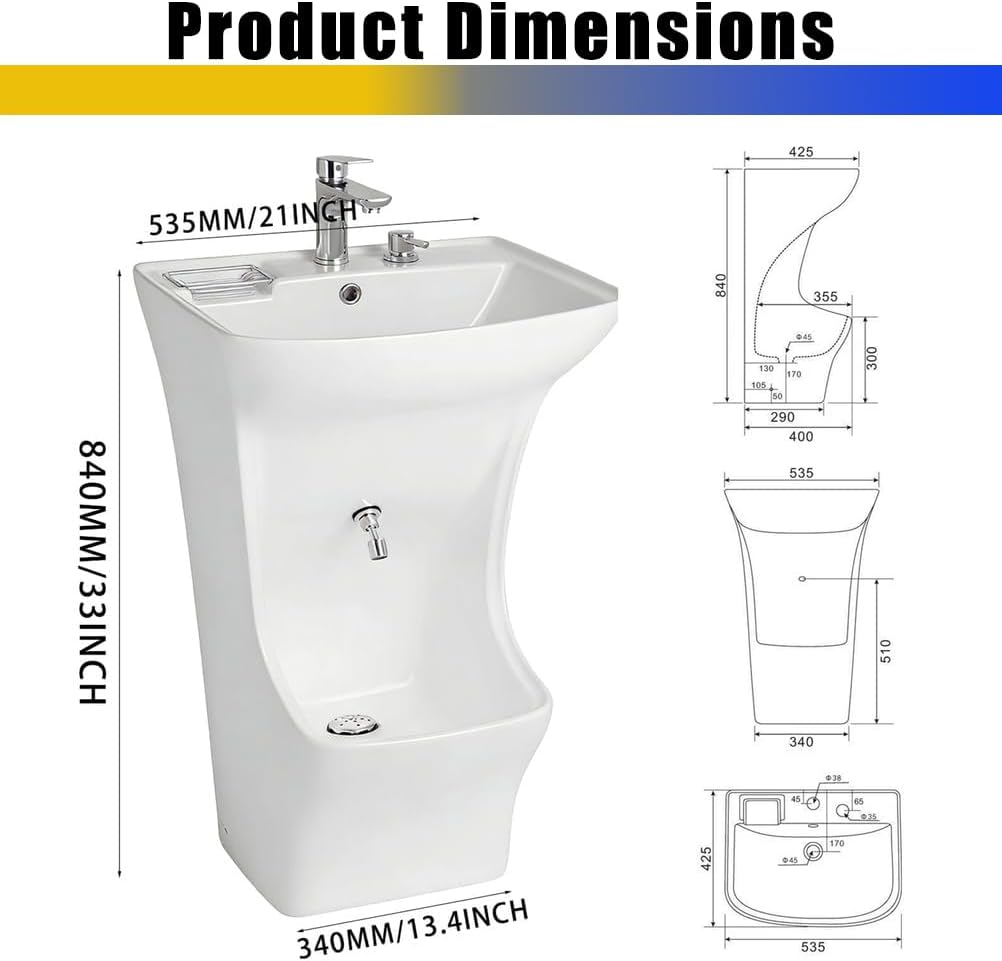 Jiayiyoux Muslim Ceramic Wash Basin review,Jiayiyoux Wudu Ablution Basin review pros cons,Muslim Ceramic Wash Basin for Wudu review honest opinion,vertical pedestal wash station review worth buying,dual level wash basin for prayer rooms review,Jiayiyoux ceramic wash station review verdict unboxing and complete package contents