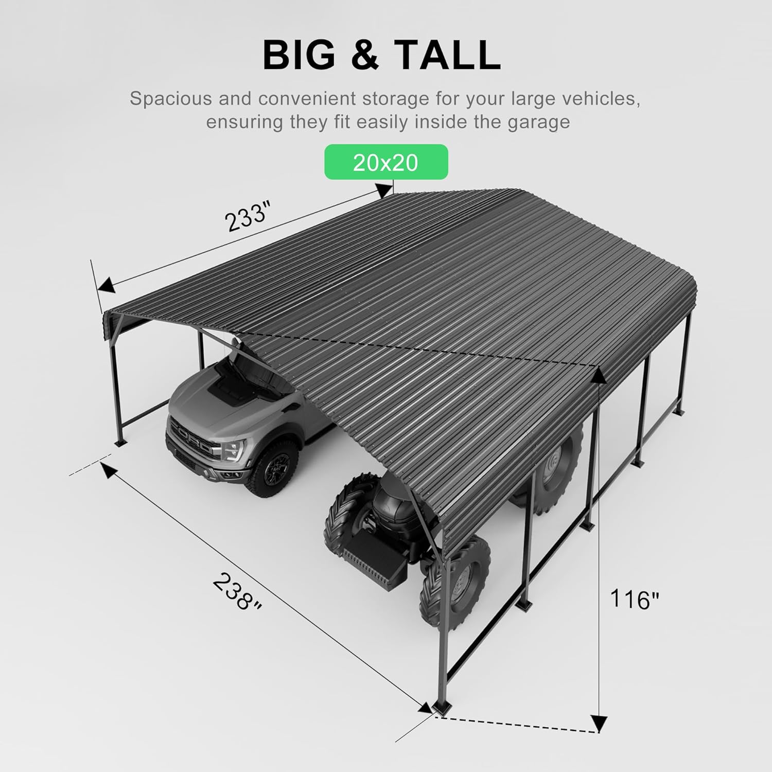 PABIMIA 20x20 Carport Review: Honest Pros & Cons 2 PABIMIA 20x20 carport review testing methodology and evaluation criteria