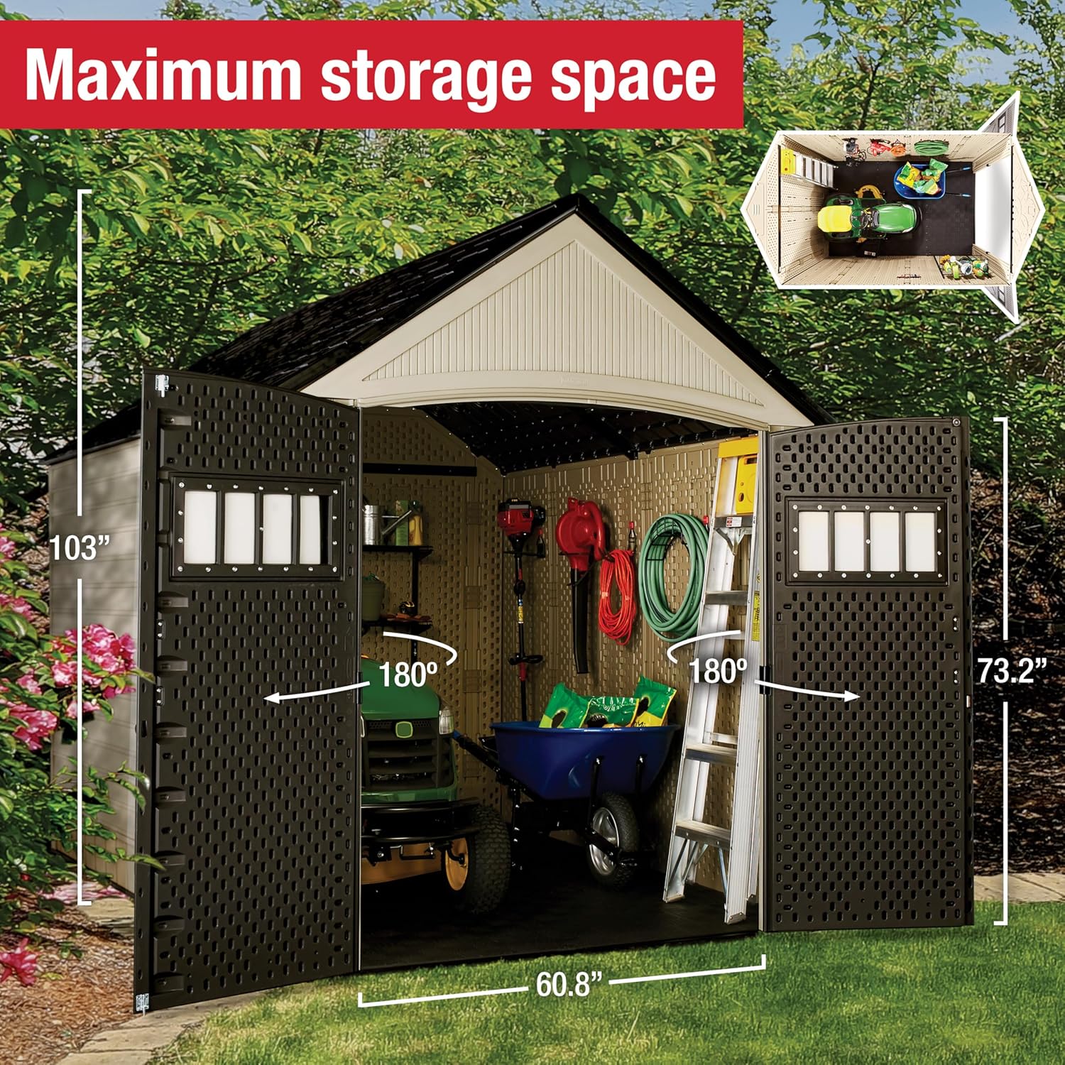 Rubbermaid Resin Outdoor Storage Shed Review: Honest Pros & Cons 3 Setting up the Rubbermaid Resin Outdoor Storage Shed review,Rubbermaid Resin Outdoor Storage Shed review and rating,is Rubbermaid Resin Outdoor Storage Shed worth buying,Rubmaid Resin Outdoor Storage Shed review pros cons,Rubbermaid Resin Outdoor Storage Shed review honest opinion,Rubbermaid Resin Outdoor Storage Shed review verdict for the first time