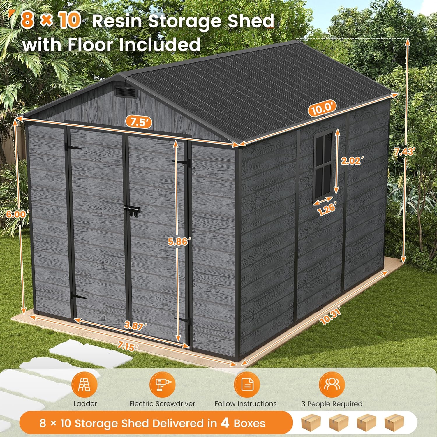 UDPATIO outdoor resin storage shed review,UDPATIO 8x10 shed review and rating,is UDPATIO storage shed worth buying,UDPATIO resin shed review pros cons,UDPATIO outdoor shed review honest opinion,UDPATIO plastic shed review verdict key features and specifications overview