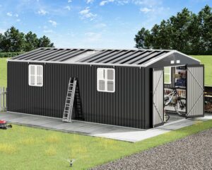 Image 1 of VanAcc 12x20 outdoor storage shed review