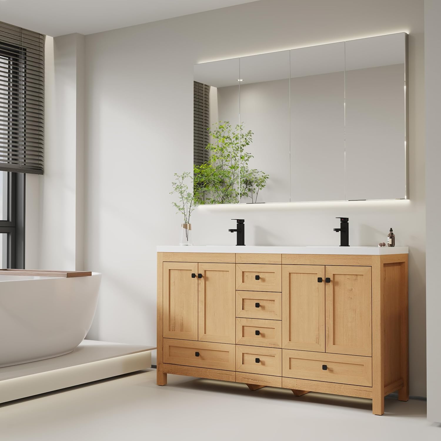 eclife 60 Bathroom Vanity Review: Pros & Cons Worth Buying? 1 eclife 60 bathroom vanity review eclife 60 vanity review and rating is eclife 60 bathroom vanity worth buying eclife 60 vanity review pros cons eclife double sink vanity review honest opinion eclife 60 vanity review verdict unboxing — what is included in the package