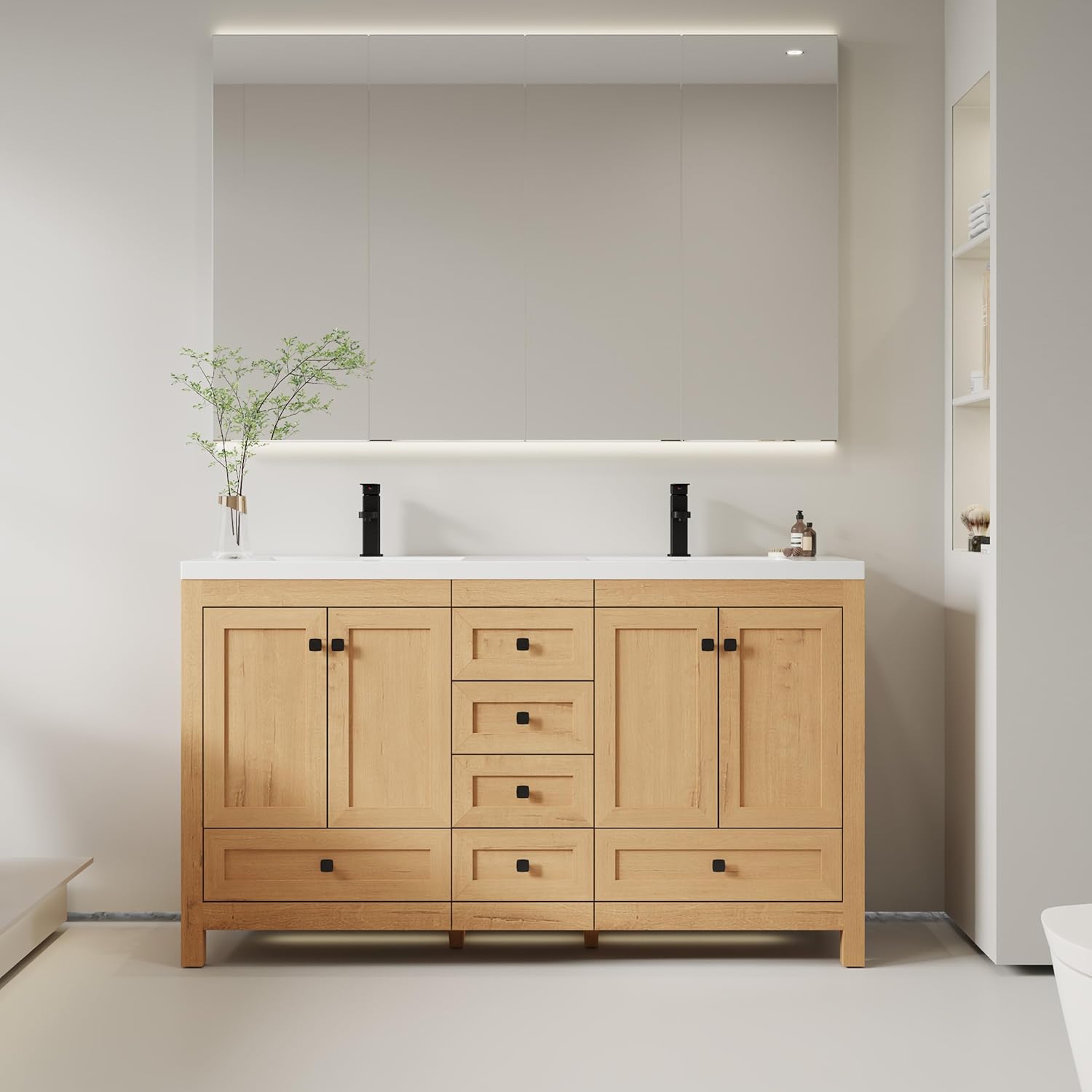 eclife 60 Bathroom Vanity Review: Pros & Cons Worth Buying? 3 eclife 60 bathroom vanity review eclife 60 vanity review and rating is eclife 60 bathroom vanity worth buying eclife 60 vanity review pros cons eclife double sink vanity review honest opinion eclife 60 vanity review verdict after extended use — long-term performance