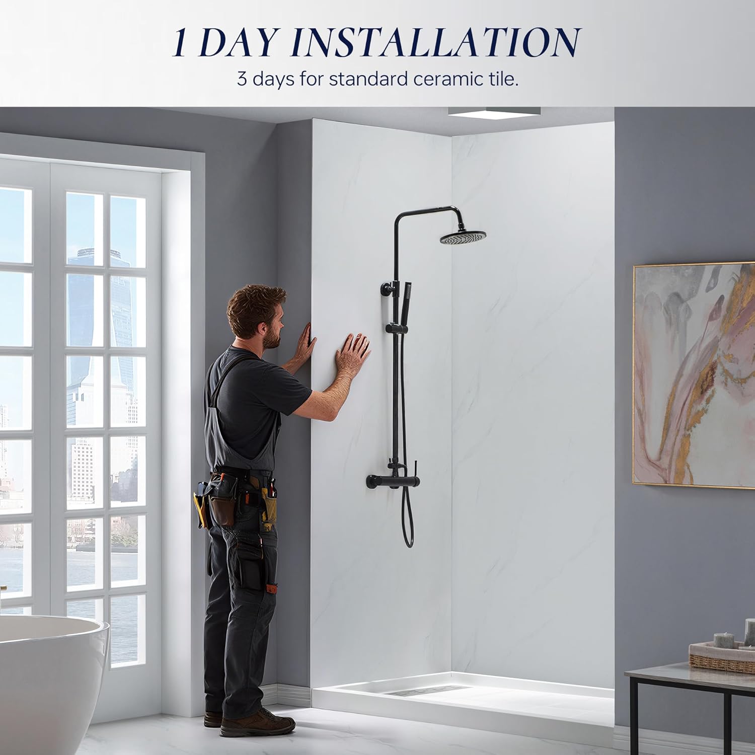 woodbridge solid surface shower wall panel review,woodbridge shower wall panel review and rating,is woodbridge solid surface panel worth buying,woodbridge shower surround review pros cons,woodbridge solid surface panel honest review,woodbridge shower wall panel review verdict performance test results