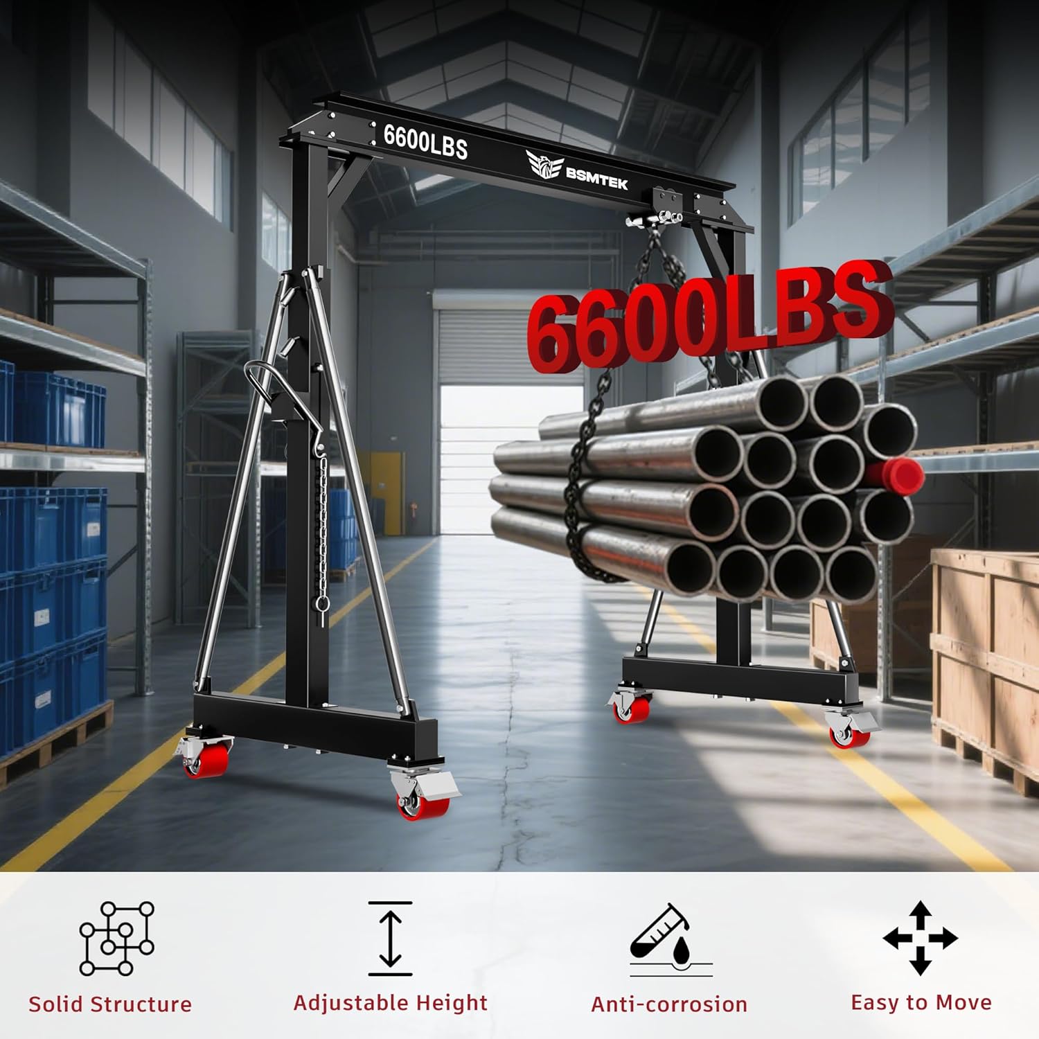 BSMTEK gantry crane review,BSMTEK gantry crane pros cons,3 ton gantry crane honest review,BSMTEK gantry crane review verdict,BSMTEK gantry crane review and rating,is BSMTEK gantry crane worth buying — week-by-week testing diary