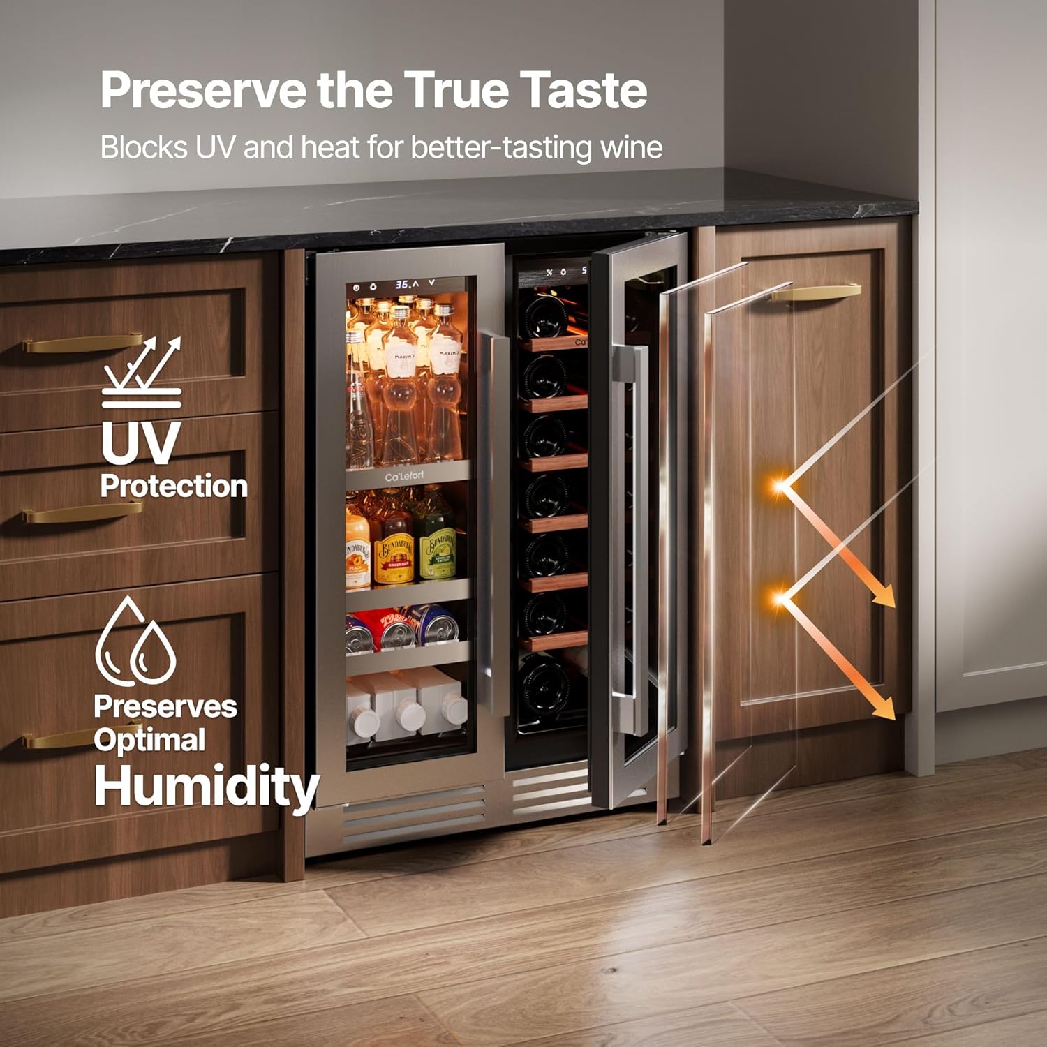 Ca'Lefort 24 Inch wine refrigerator review,Ca'Lefort wine cooler review and rating,is Ca'Lefort 24 inch wine fridge worth buying,Ca'Lefort dual zone wine fridge review pros cons,Ca'Lefort beverage refrigerator review honest opinion,Ca'Lefort CLF-WF24-AMZ review verdict performance test results