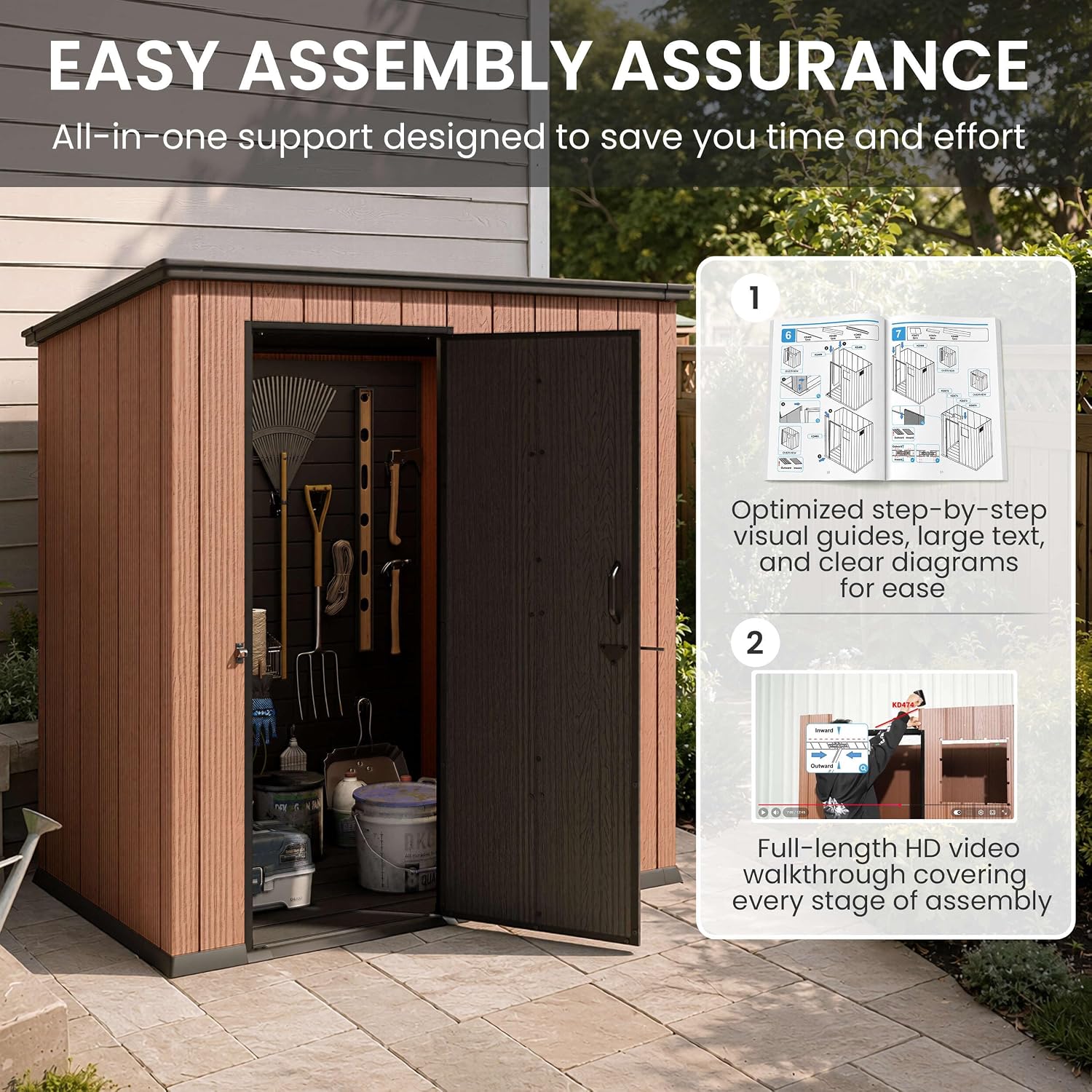 Crestlive Products 6x4 FT Shed Review: Honest Pros & Cons 4 Crestlive Products 6x4 FT shed review, Crestlive Products shed review and rating, is Crestlive Products shed worth buying, Crestlive Products shed review pros cons, Crestlive Products shed review honest opinion, Crestlive Products shed review verdict features evaluated through real use