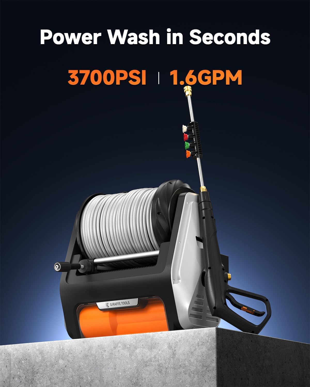 Setup and practical use guide for Giraffe Tools Grandfalls pressure washer review