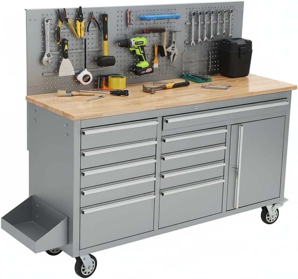 IDEALHOUSE 61-Inch Rolling Tool Chest Review: Worth Buying? 1 IDEALHOUSE 61-inch rolling tool chest review,IDEALHOUSE tool chest review and rating,is IDEALHOUSE rolling cabinet worth buying,IDEALHOUSE 61-inch tool chest review pros cons,IDEALHOUSE rolling tool chest honest opinion,IDEALHOUSE 61-inch rolling cabinet review verdict unboxing — what is included in the package