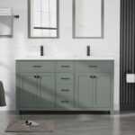 Image 1 of LUCKWIND 60 inch bathroom vanity review