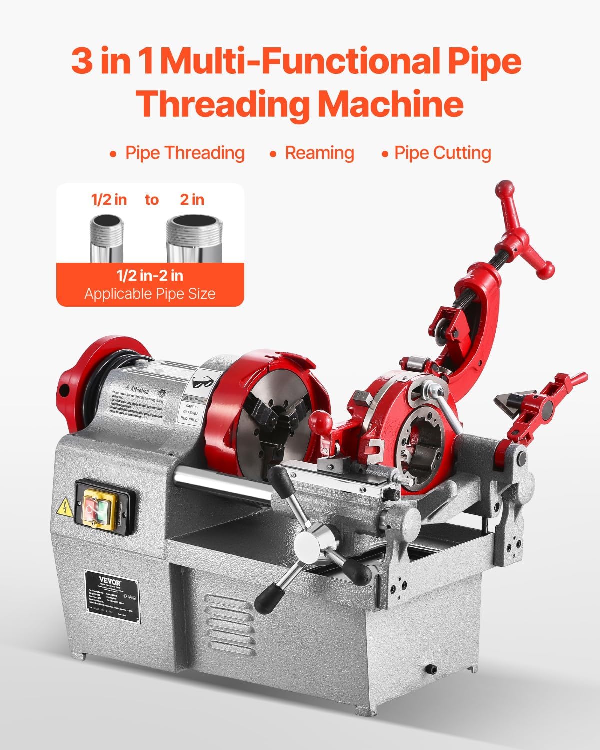 VEVOR electric pipe threader review,VEVOR pipe threader review and rating,is VEVOR pipe threader worth buying,VEVOR pipe threader review pros cons,VEVOR pipe threader review honest opinion,VEVOR electric pipe threader review verdict — design and build quality detail