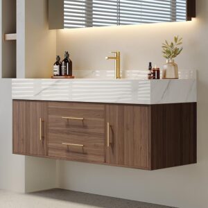 Image 1 of Weibath 39.5 inch floating vanity review