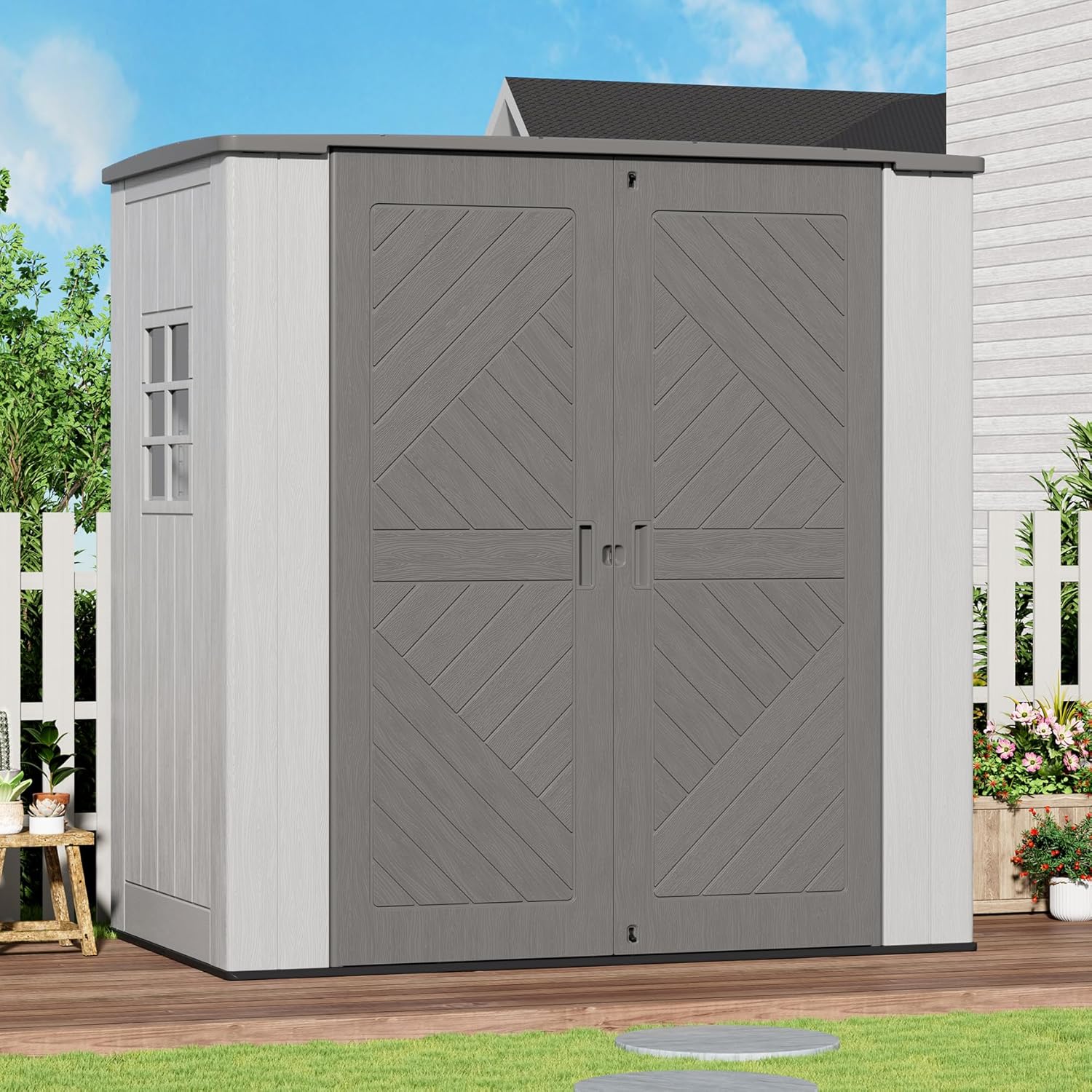 ZZM Outdoor Storage Shed Review: Pros & Cons 1 ZZM outdoor storage shed review,ZZM storage shed review and rating,is ZZM outdoor shed worth buying,ZZM resin shed review pros cons,ZZM garden shed review honest opinion,ZZM outdoor shed review verdict during hands-on performance testing